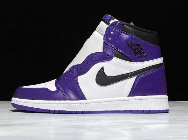 Rep Onekick 555088-500 Purple High OG Jordan Air 1 Court 0712